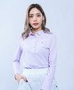 【SALE/50%OFF】【公式】ランバン スポール モノグラム柄エンボス 長袖シャツ【 SUNSCREEN / 吸汗速乾 / UV 】 レディース サンスクリ...