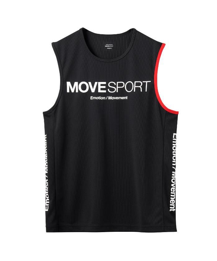 【公式】【SALE/16%OFF】 MOVESPORT デサント ドライメッシュ スリーブレスシャツ メンズ 吸汗速乾 ノースリーブ トレーニング シャツ トレーニングウェア スポーツ ブランド 新規セール 2024年春夏モデル DXC2975AT