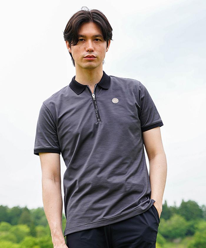 LANVINネイビー ハーフジップシャツ40 楽天市場】ハーフ ジップシャツ(ブランドランバン)(ゴルフ