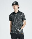 【公式】【SALE/37%OFF】マンシングウェア 総柄ジャカード × ペンギン総柄プリント 半袖ポロシャツ メンズ サンスクリーン 吸汗速乾 UVカット ゴルフ ウェア ペンギン 総柄 おしゃれ スポーツ ブランド 2024年秋冬モデル MG4FHS54M