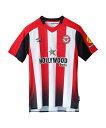 【公式】アンブロ 【BRENTFORD HM JERSEY】 ブレントフォード 24/25シーズン ホームレプリカユニフォーム ユニセックス メンズ レディース サッカー フットボール ウェア 半袖シャツ UMBRO スポーツ ブランド 2025年春夏モデル UDA6433H