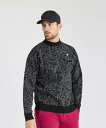 【公式】【SALE/37%OFF】ルコックスポルティフ ゴルフ 【RIJOUME】 モックネック ニットシャツ メンズ 手洗い可 セーター ニット 長袖シャツ 防寒 ウェア 総柄 ゴルフウェア 新規セール スポーツ 2024年秋冬モデル LG4FSTR2M