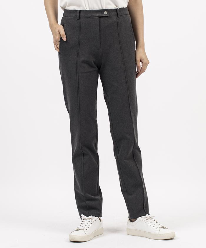 【マラソン期間限定 P10倍/10%OFFクーポン】【公式】ランバン スポール ピンタックテーパードフルレングスパンツ レディース ストレッチ ゴルフウェア ゴルフ おしゃれ スポーツ ブランド ロングパンツ ズボン ウェア VG4FLP41L 2024年秋冬モデル