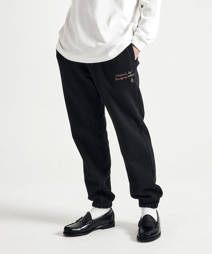 【マラソン期間限定 P10倍/10%OFFクーポン】【公式】 ペンギン バイ マンシングウェア スウェットパンツ メンズ カジュアル 日常使い ゴルフウェア ゴルフ おしゃれ スポーツ ブランド ロングパンツ ズボン ウェア MU4FLP01M 2024年秋冬モデル