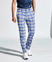 【公式】【SALE/30%OFF】 マンシングウェア ストレッチKINLOCH ANDERSONチェックパンツ サッカー素材 メンズ ウェア ロングパンツ ゴル...