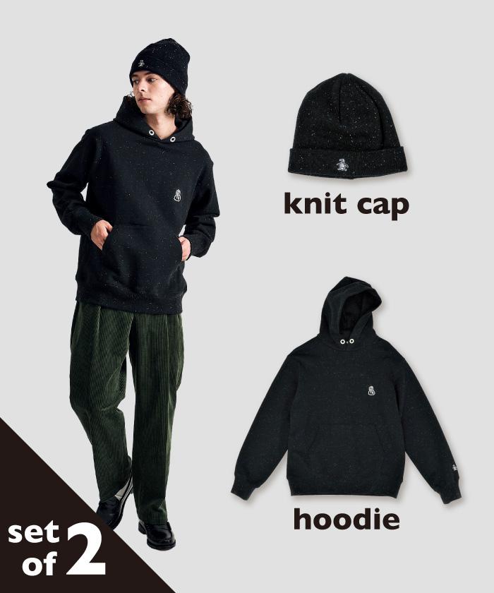 【11/22-11/25 P10倍・10%OFFクーポン】【公式】 ペンギン バイ マンシングウェア カラーネップニットパーカー & ニットキャップ メンズ セ...