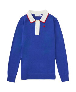 小祝さくらプロ優勝セール【SALE/30%OFF】【公式】ルコックスポルティフ ゴルフ 長袖ニットシャツ レディース 手洗い可 ゴルフウェア おしゃれ ポロシャツ ウェア 新規セール スポーツ ブランド 2024年秋冬モデル LG4FLS04L