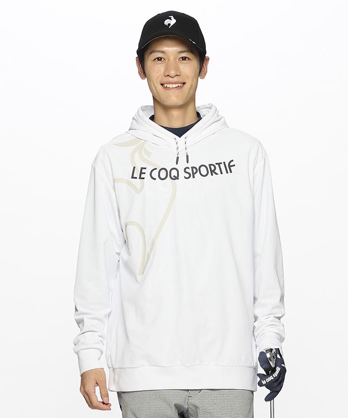 【公式】【SALE/20%OFF】 ルコックスポルティフ ゴルフ 長袖フーディシャツ メンズ 吸汗速乾 ストレッチ UVカット ジャージ ゴルフウェア おしゃれ セール スポーツ ブランド 2024年春夏モデル QGMXJB03