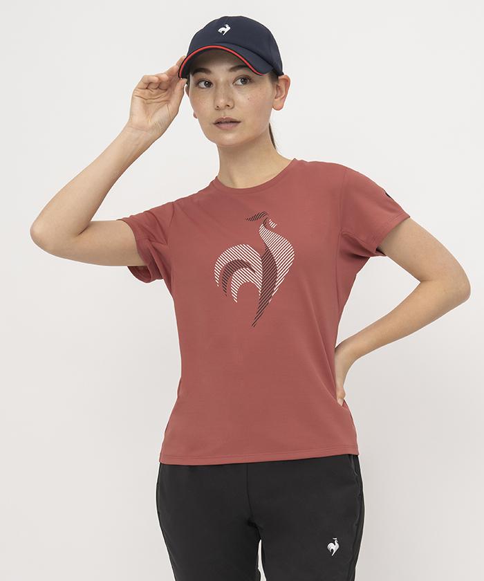 【公式】【SALE/36%OFF】 ルコックスポルティフ テニス 半袖プラクティスシャツ レディース 吸汗速乾 UVカット クーリング サンスクリーン 遮熱 テニスウェア 半袖シャツ 練習 ウェア 新規セール スポーツ ブランド 2024年秋冬モデル LN4FHT52L