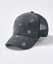 【公式】【SALE/30%OFF】 マンシングウェア 飛び柄刺しゅう クーリングキャップ メンズ 部分クーリング 部分通気 ゴルフウェア ゴルフ おしゃれ スポ...