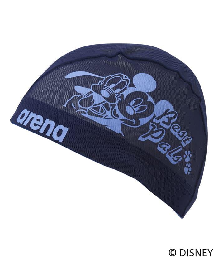 【11/22-11/25 P10倍・10%OFFクーポン】【公式】アリーナ 【ディズニー】 ミッキーとプルート メッシュキャップ メンズ レディース 練習 水泳...