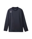 【公式】MOVESPORT デサント ワンポイントロングスリーブシャツ メンズ 吸汗速乾 UVカット UPF15 ワンポイントロゴ トレーニング 長袖シャツ ウェア スポーツ ブランド 2025年春夏モデル ST5SLTT0M