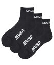 【公式】 MOVESPORT デサント 直角3Pソックスショート ユニセックス メンズ レディース 足底パイル Yヒール 土踏まずサポート 靴下 ソックス 小物...