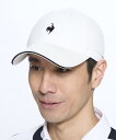 【SALE/30%OFF】【公式】ルコックスポルティフ ゴルフ シーズンモチーフロゴキャップ メンズ 男性 UVカット サンスクリーン 部分吸汗速乾 部分抗菌防臭 キャップ 帽子 小物 おしゃれ スポーツ ブランド 2025年春夏モデル LG5SCP09M