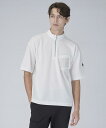 【公式】ランバン スポール ビッグシルエットスタンドジップ半袖シャツ メンズ 男性 UVカット UPF30 ゆとりシルエット シャツ ゴルフ おしゃれ スポーツ ブランド 2025年春夏モデル VG5SHS21M