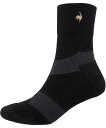 【公式】 ルコックスポルティフ MoveSox ワンポイントショート丈ソックス ユニセックス メンズ レディース スパイラルサポート 踵パイル 高摩擦糸 抗菌防臭糸 日本製 靴下 小物 トレーニング スポーツ ブランド 2025年春夏モデル LT5SSO10U