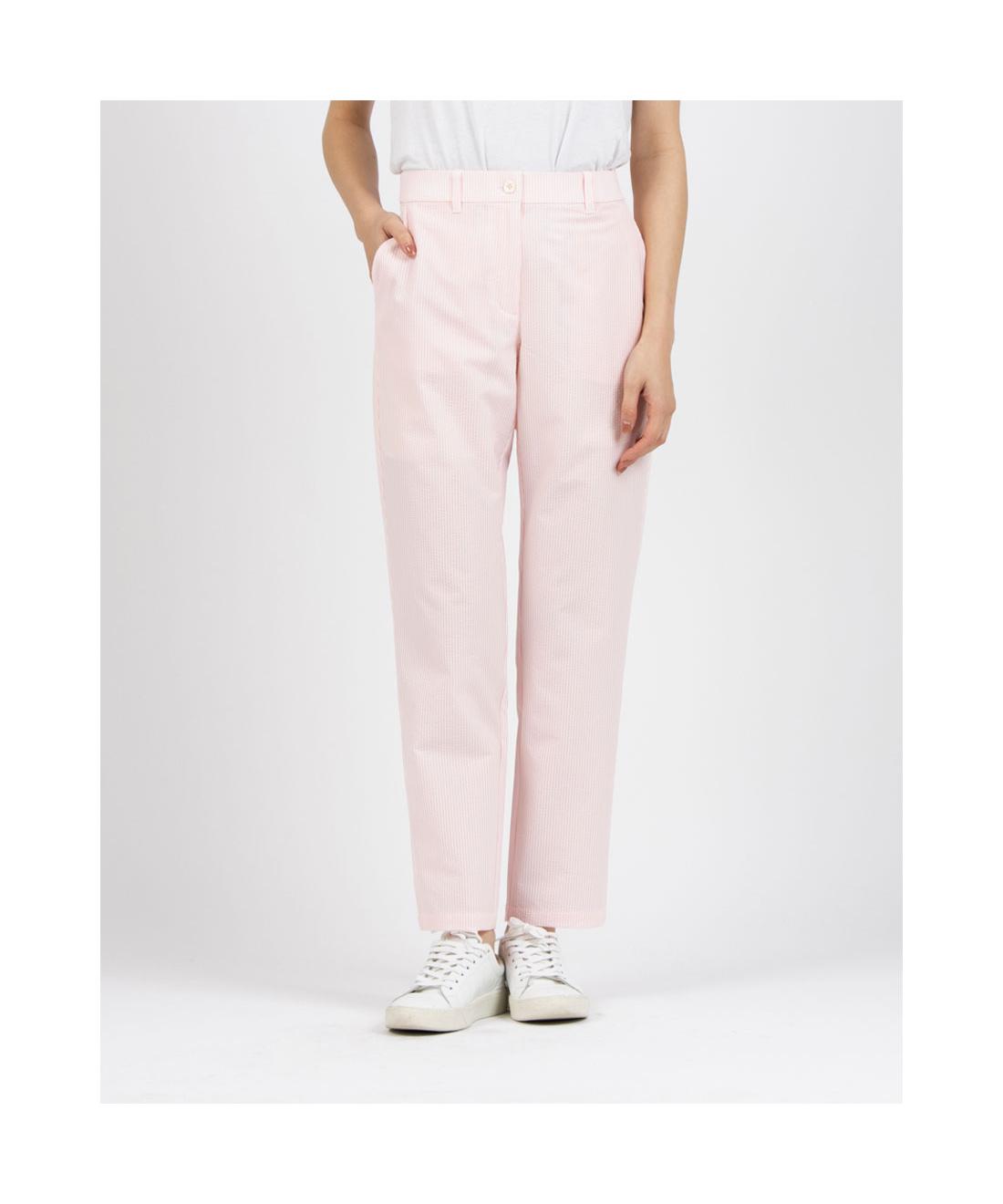 【11/22-11/25 P10倍・10％OFFクーポン】【公式】マンシングウェア シアサッカーストレッチ9分丈パンツ レディース 女性 ストレッチ 吸汗 ストレスフリー ロングパンツ ボトムス ゴルフ おしゃれ スポーツ ブランド MG5SLP82L 2025年春夏モデル