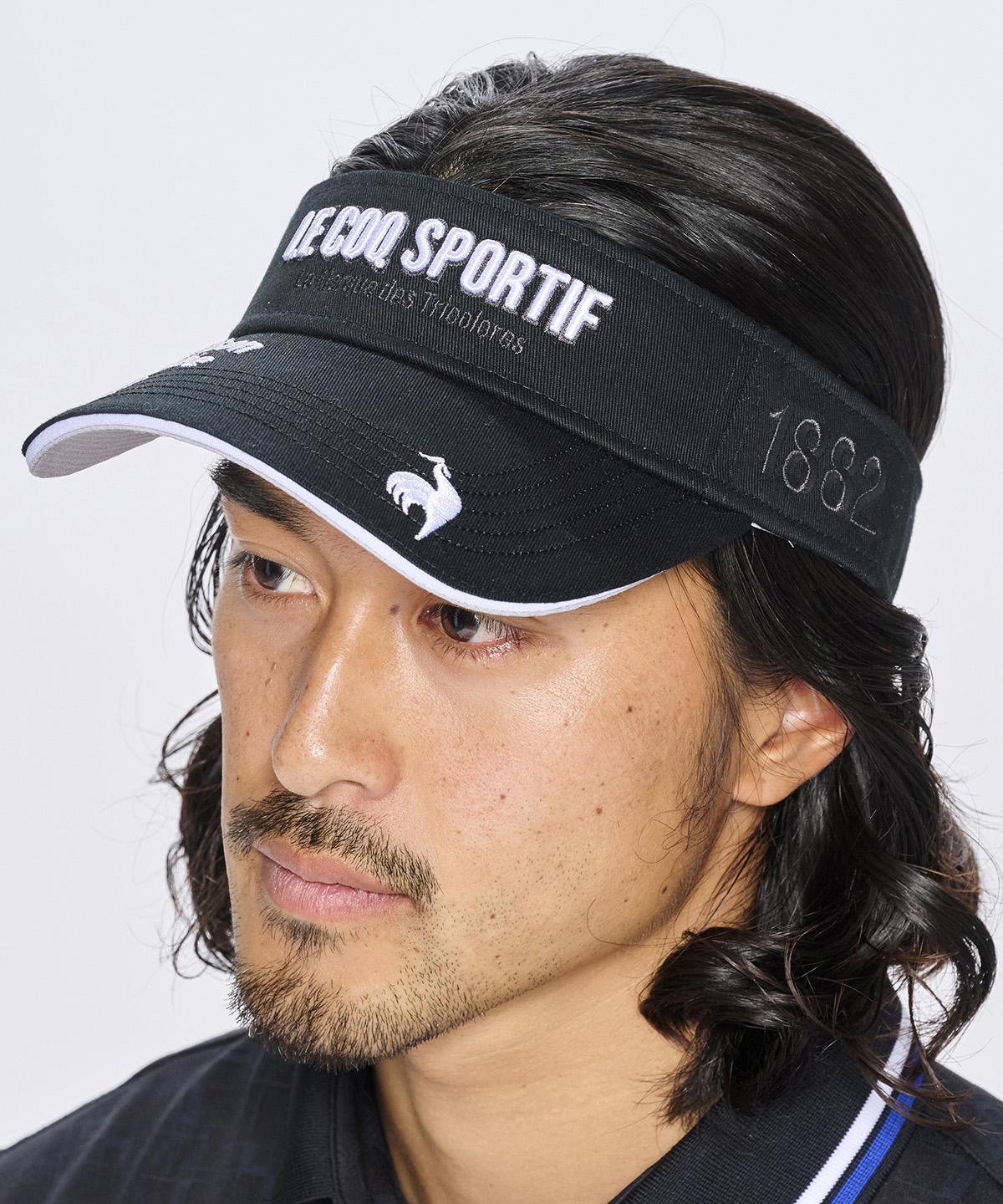 【公式】ルコックスポルティフ ゴルフ 定番ロゴサンバイザー メンズ 男性 UVカット...