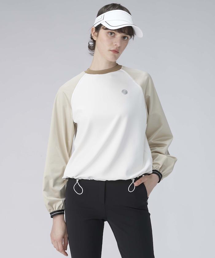 LANVIN レディースシャツ ホワイト/グレー 36 LANVIN en Bleu