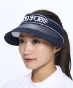 【SALE/29%OFF】【公式】ルコックスポルティフ ゴルフ 日よけサンバイザー レディース 女性 サイズ調節可 庇が長い サンバイザー 帽子 小物 ゴルフ おしゃれ スポーツ ブランド 2025年春夏モデル LG5SCP54L