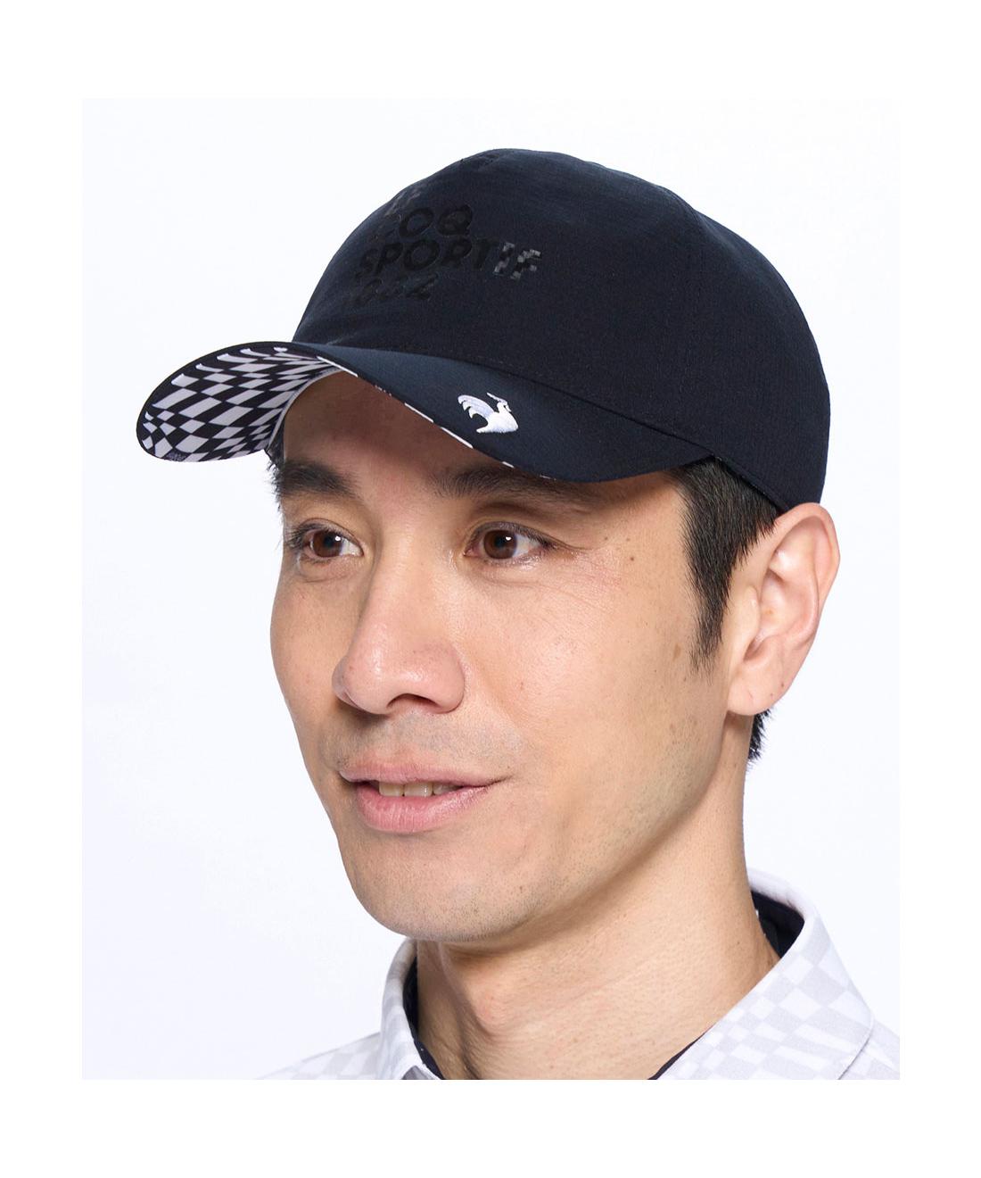 【公式】ルコックスポルティフ ゴルフ 軽量ロゴキャップ メンズ 男性 部分吸汗速乾 サイズ調節可 キャップ 帽子 小物 ゴルフ おしゃれ スポーツ ブランド 2025年春夏モデル LG5SCP07M