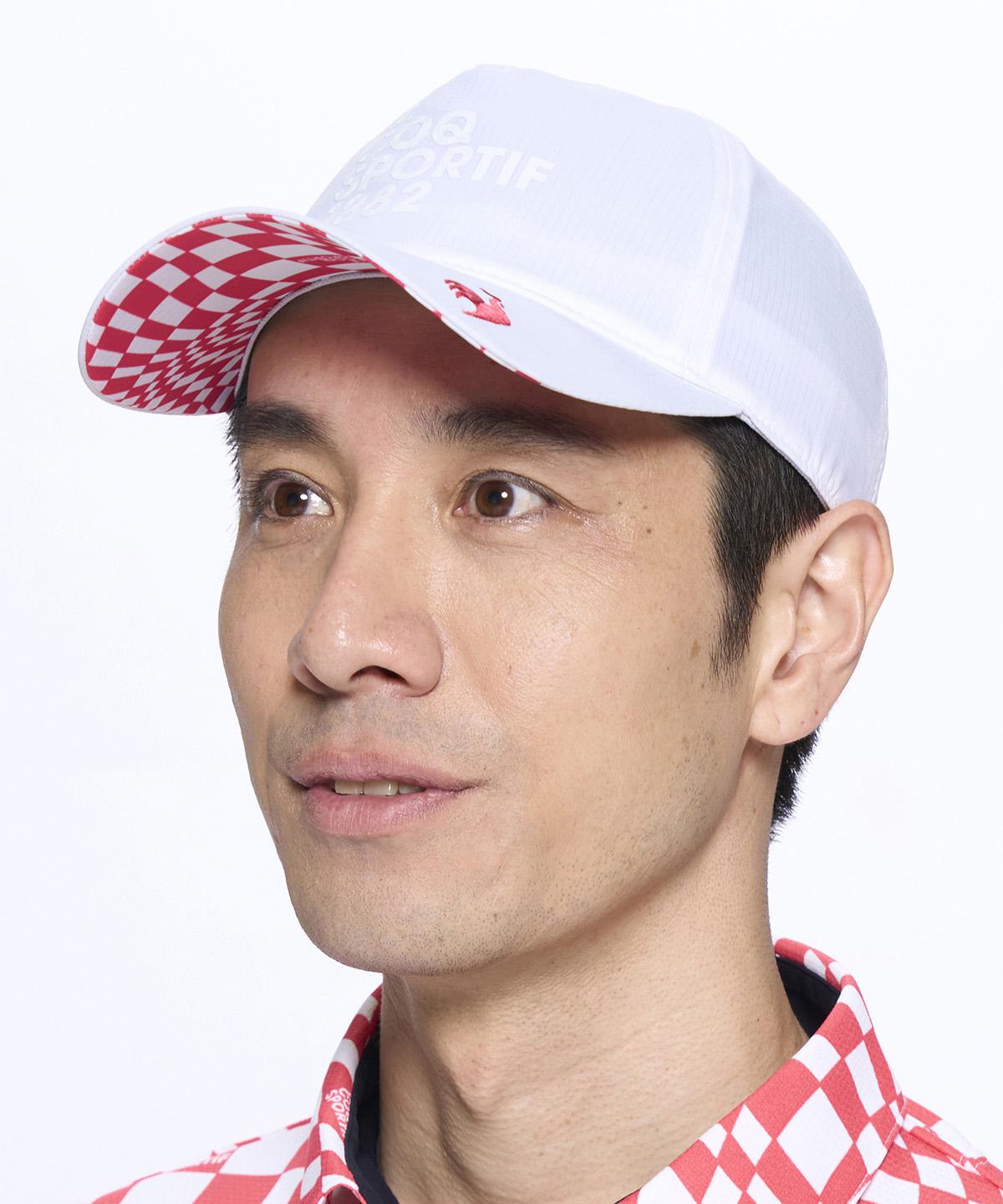 【公式】ルコックスポルティフ ゴルフ 軽量ロゴキャップ メンズ 男性 部分吸汗速乾 サイズ調節可 キャップ 帽子 小物 ゴルフ おしゃれ スポーツ ブランド 2025年春夏モデル LG5SCP07M