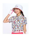 【公式】【SALE/10%OFF】ルコックスポルティフ ゴルフ カラーブロック総柄半袖シャツ レディース 女性 吸汗速乾 高通気 UVカット UPF50 サンス...