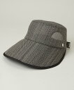 【SALE/30%OFF】【公式】ランバン スポール ツバ広めペーパーキャップ レディース 部分UVカット (UPF50+) 和紙織 夏向け 涼しい ゴルフ 帽...