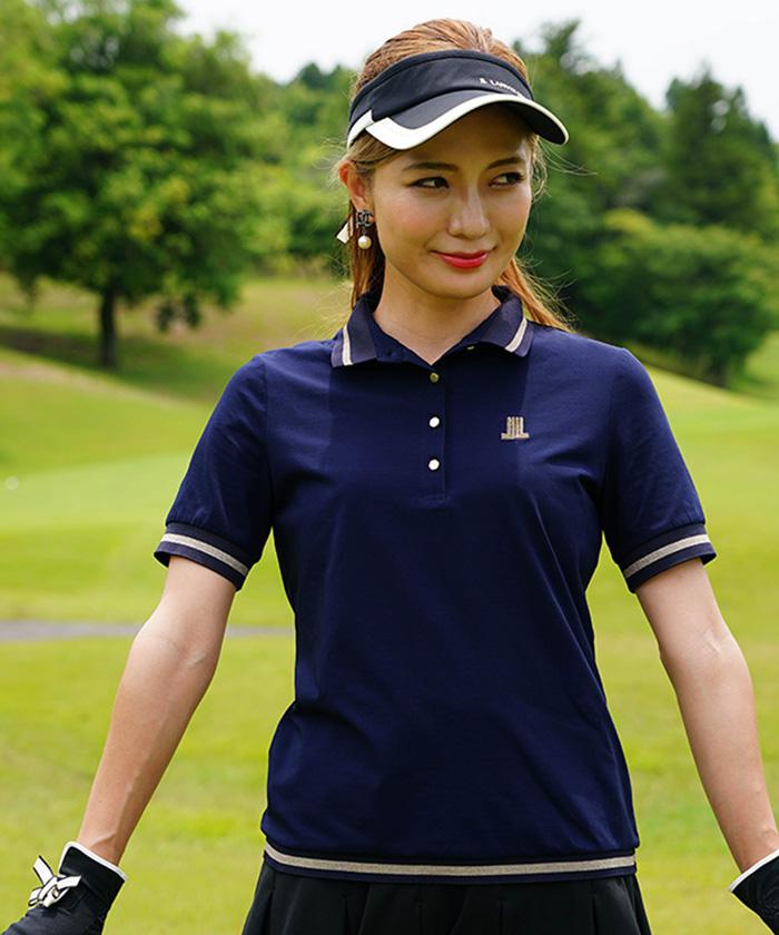 【SALE/50%OFF】【公式】ランバン スポール コットン半袖ポロシャツ レディース 天然素材 ゴルフウェア ゴルフ ポロシャツ ウェア おしゃれ セール ...