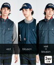 【SALE/30%OFF】【公式】マンシングウェア HEAT NAVI 中綿ベスト × 軽量ブルゾン 3WAYアウター メンズ 撥水 防風 部分蓄熱保温 ゴルフ...