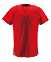 【SALE/10%OFF】【公式】デサント 野球 2ボタンシャツ メンズ 練習 部活 ウェア 半袖 ベースボール スポーツ ブランド DB-1012 2025年春夏モデル