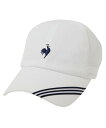 【公式】 ルコックスポルティフ le coq sportif テニス キャップ シンプル CAP メンズ 男性 部分抗菌防臭/部分吸汗速乾 トレーニング スポーツ ブランド 2025年秋冬モデル LN5FCP13M
