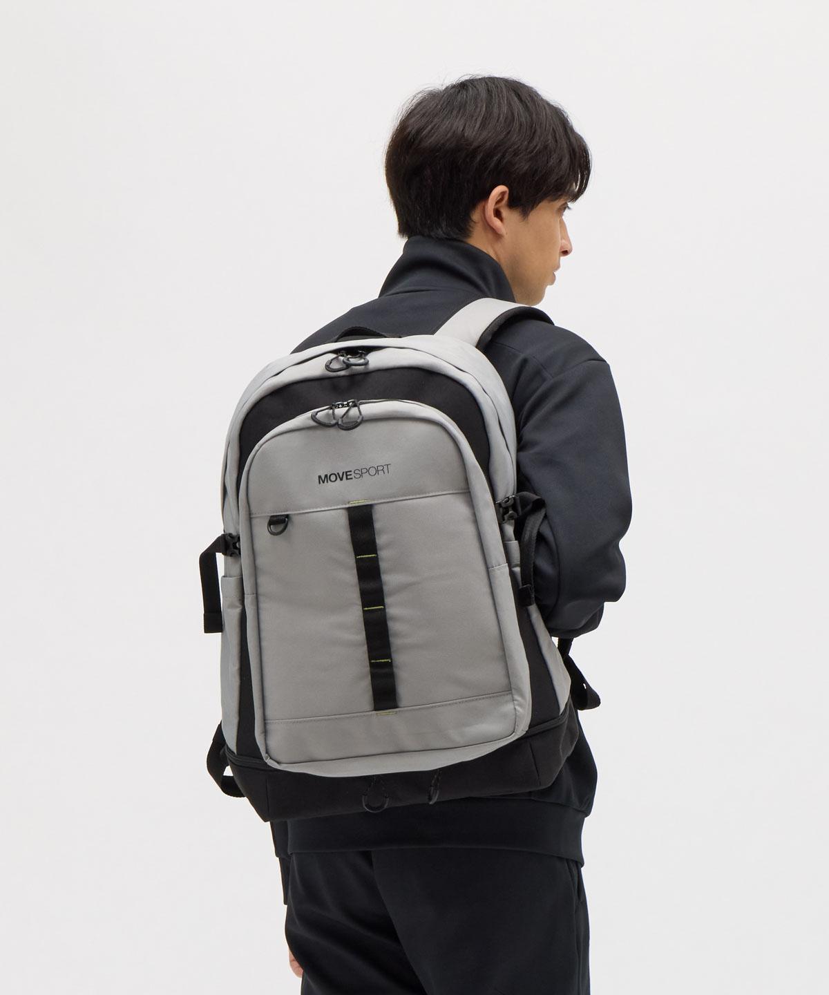 【楽天スーパーセール 10%OFF】【公式】ムーブスポーツ MoveSport BREEZE FLOW PACK 40｜容量:約40L ユニセックス メンズ レディース はっ水/再帰反射/部分抗菌防臭 トレーニング スポーツ ブランド ST5FBP01U 2025年秋冬モデル 3