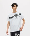 【公式】ムーブスポーツ MOVESPORT シャドーメッシュ 半袖シャツ メンズ 男性 吸汗速乾/ストレッチ/UV CUT(UPF15) トレーニング スポーツ ブランド 2025年秋冬モデル ST5FHT02M