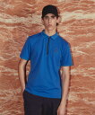 【公式】 ランバン スポール LANVIN SPORT プリントポロシャツ メンズ 男性 吸汗 UVカット ストレッチ 遮熱 クーリング Sunscreen N...