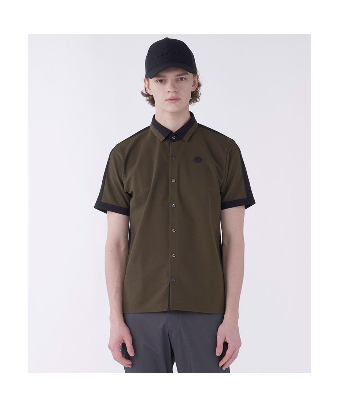 【楽天スーパーセール 37%OFF】【公式】 ランバン スポール LANVIN SPORT タックアウトフルオープンシャツ メンズ 男性 吸汗 UVカット 襟付 ゴルフ おしゃれ スポーツ ブランド 2025年秋冬モデル VG5FHS23M 3