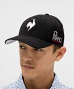 【公式】ルコックスポルティフ ゴルフ le coq sportif golf シーズンモチーフ柄キャップ メンズ 男性 部分吸汗速乾 帽子 小物 ゴルフ おしゃれ スポーツ ブランド 2025年秋冬モデル LG5FCP13M