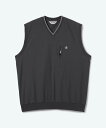 【公式】ペンギン バイ マンシングウェア Penguin by Munsingwear UTILITY NYLON RIPSTOP VEST メンズ 男性 トップス Vネック ベスト ゴルフ おしゃれ スポーツ ブランド 2025年秋冬モデル MU5FVE02M