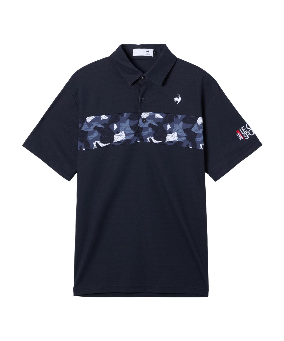 【公式】ルコックスポルティフ ゴルフ le coq sportif golf 切替プリント半袖シャ...