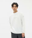 【公式】ムーブスポーツ MOVESPORT 【直営店限定】モックネックロングスリーブシャツ メンズ 男性 保温 長袖シャツ ロンT ウェアトレーニング スポーツ ブランド 2025年秋冬モデル ST5FLTD2MB