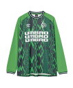 【公式】アンブロ umbro 【THE THIRD by UMBRO】グラフィック長袖プラクティスシャツ ロンT メンズ 男性 吸汗サッカー フットボール 練習 スポーツ ブランド 2025年秋冬モデル UF5FLS50M