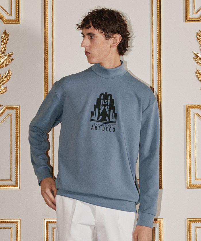 乐天商城 - 【公式】ランバン スポール LANVIN SPORT 【アールデコ100周年】長袖カットソー メンズ 男性 2WAYストレッチ インナー スポーティー ゴルフ おしゃれ スポーツ ブランド VG5FLS63M 2025年秋冬モデル