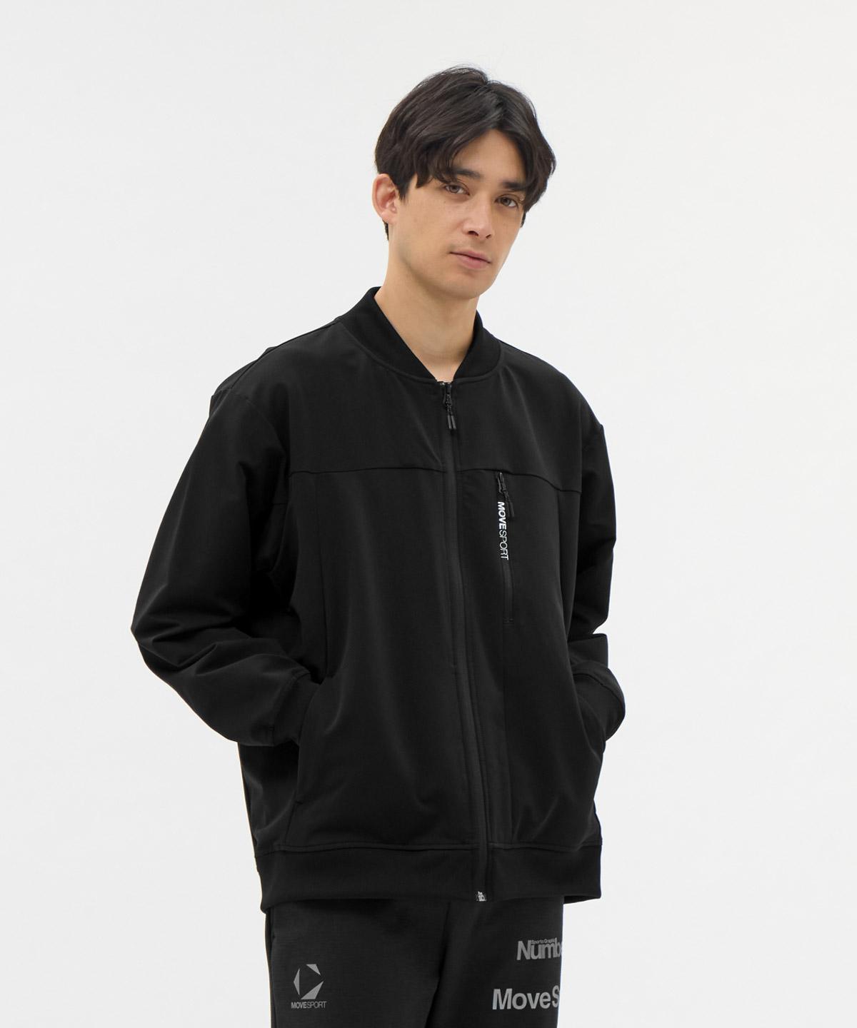 【公式】ムーブスポーツ MoveSport 【Numberコラボ】ACTIVE SUITS HEATNAVI クロスボマージャケット メ..