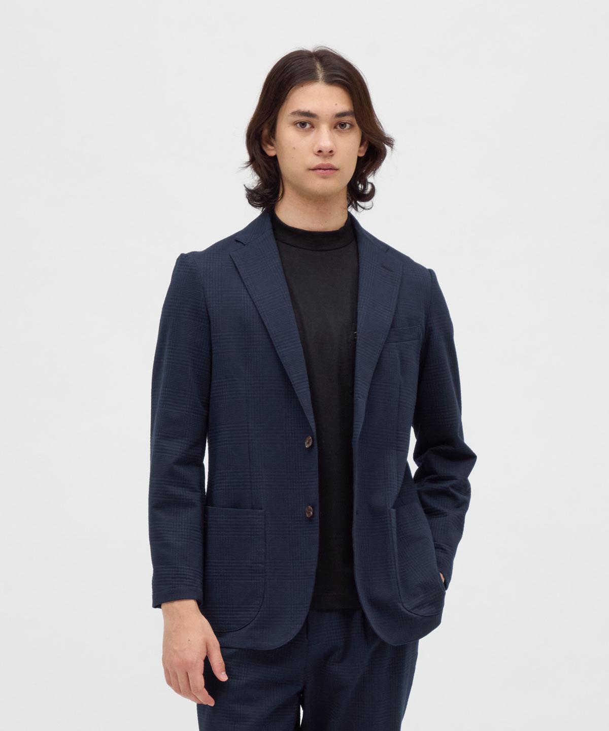 【公式】マンシングウェア Munsingwear はっ水グレンチェックニットジャケット メンズ 男性 ストレッチ スタイリッシュ ゴルフ 日常使い MG5FJK01M 2025年秋冬モデル