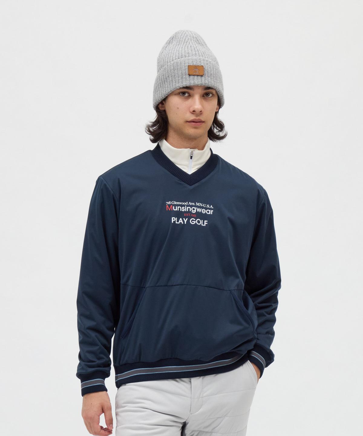 【マンシングウェア】マンシングウェア Munsingwear 防風ストレッチリバーシブルVネックブルゾン_MG5FJK25M