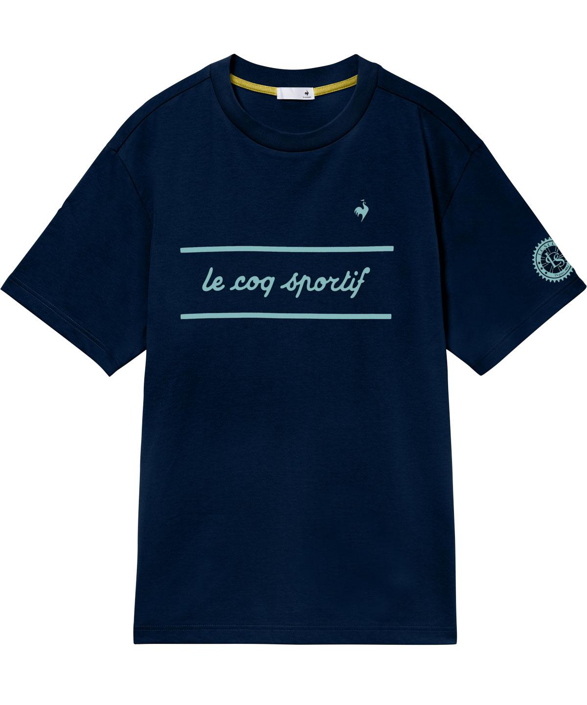 【楽天スーパーセール 10%OFF】【公式】ルコックスポルティフ le coq sportif 半袖Tシャツ メンズ 男性 吸汗 半袖シャツ サイクリング 自転車 ゆったりシルエット ウェア トレーニング スポーツ ブランド 2026年春夏モデル LT6SHT10M 3