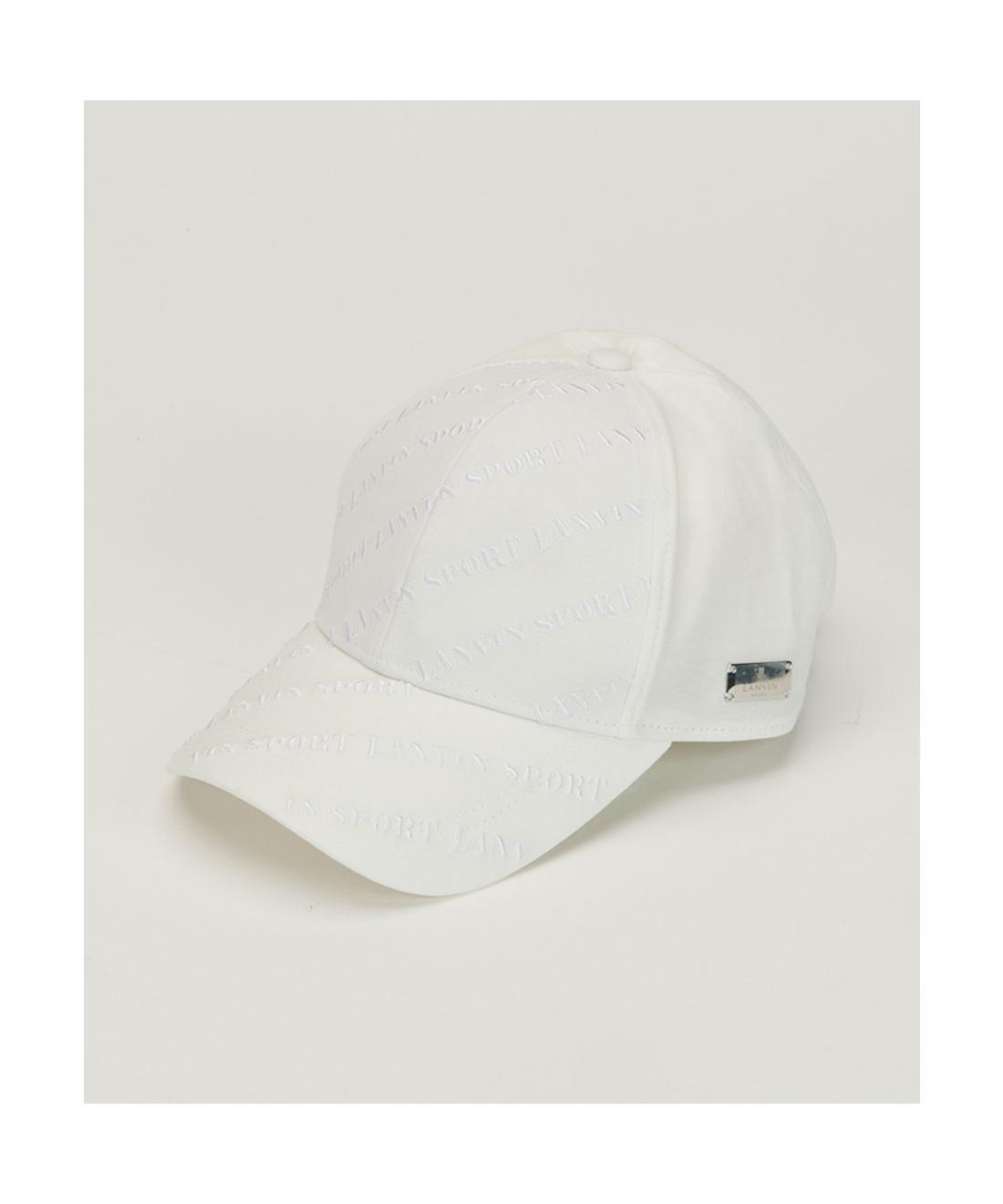乐天商城 - 【公式】 ランバン スポール LANVIN SPORT エンブロイダリーツイルキャップ メンズ 男性 UVカット UPF30 清涼感 帽子 小物 ゴルフ スポーツ 2026年春夏モデル VG6SCP03M