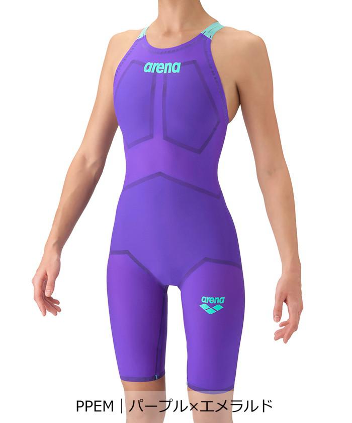 樂天商城 - 【アリーナ】アリーナ arena 【競泳水着｜アクアフォースストームMF】レーシングワンピーススパッツ（オープンバック）（布帛素材）｜公式大会可 【返品不可商品】_AS6SRC02L 2026年春夏モデル