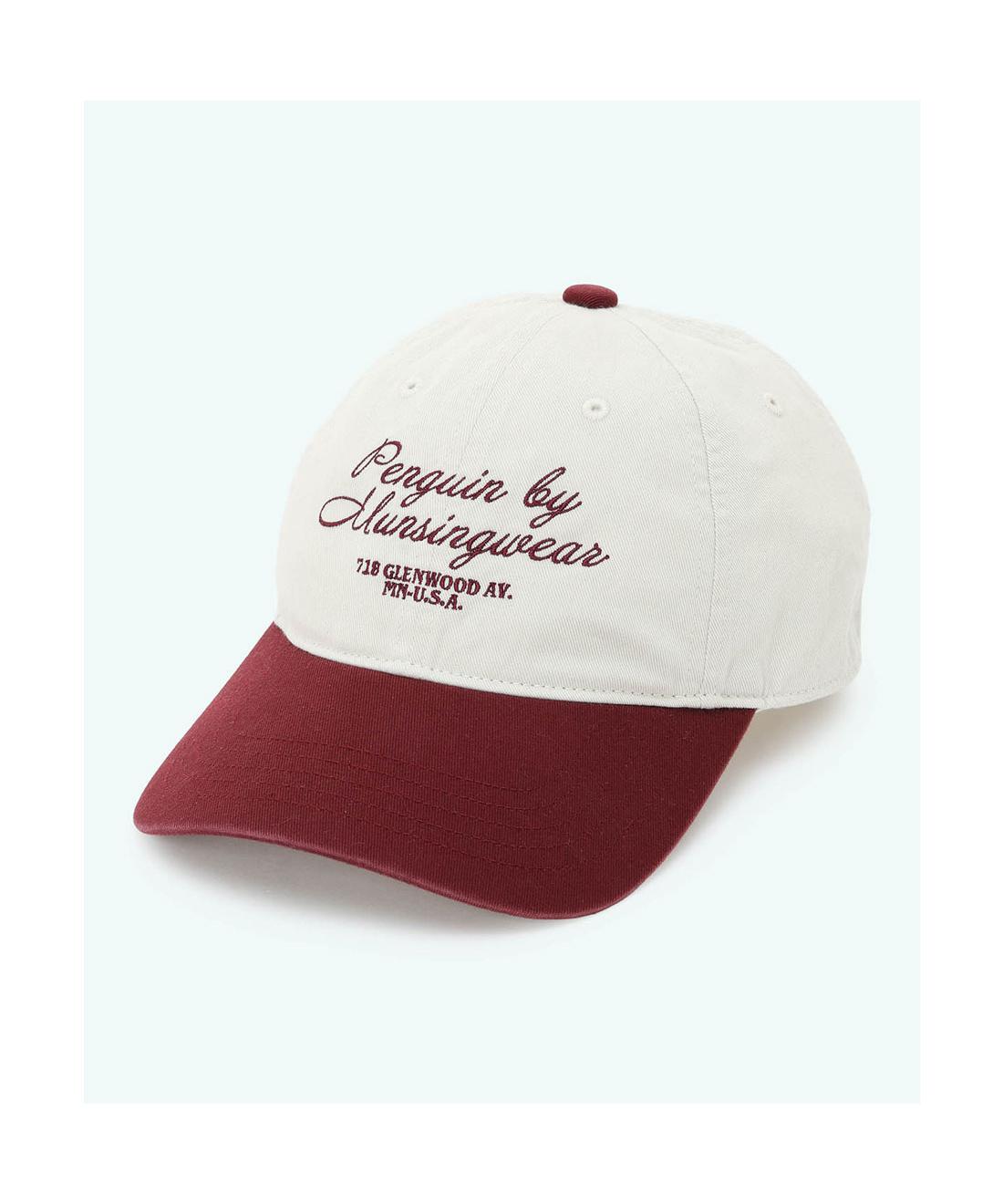 【公式】ペンギン バイ マンシングウェア penguin BY MUNSINGWEAR 2トーン ベースボールキャップ メンズ 男性 帽子 小物 ゴルフ スポーツ 2026年新作秋冬モデル MU6FCP02M