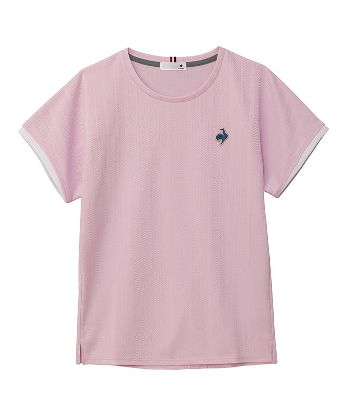 【公式】ルコックスポルティフ le coq sportif ゲームシャツ テニス レディース 女性 汗速乾 ストレッチ UV CUT(UPF15) 消臭 JTA公認 試合 公式 トレーニング スポーツ ブランド2026年秋冬モデルLN6FHT10L